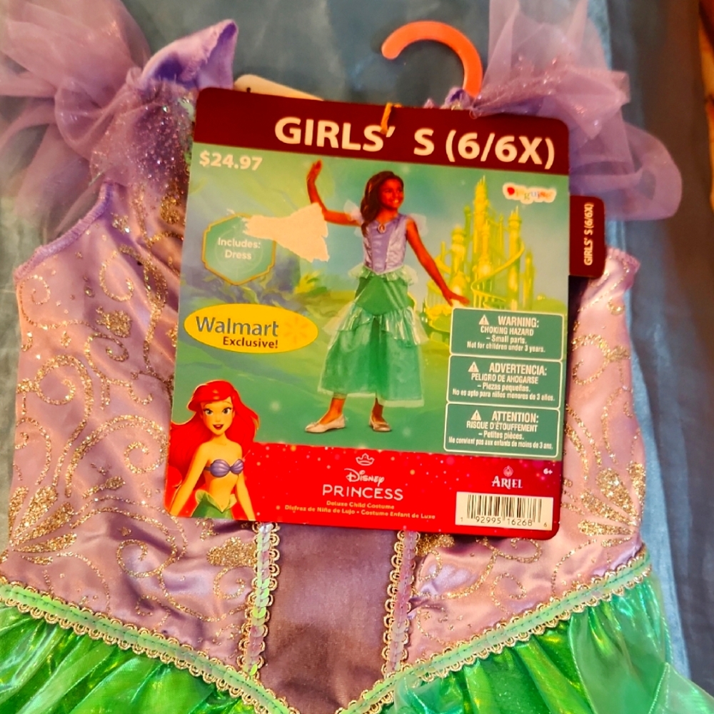 Disney Princess Ariel Costume - Purple and Green